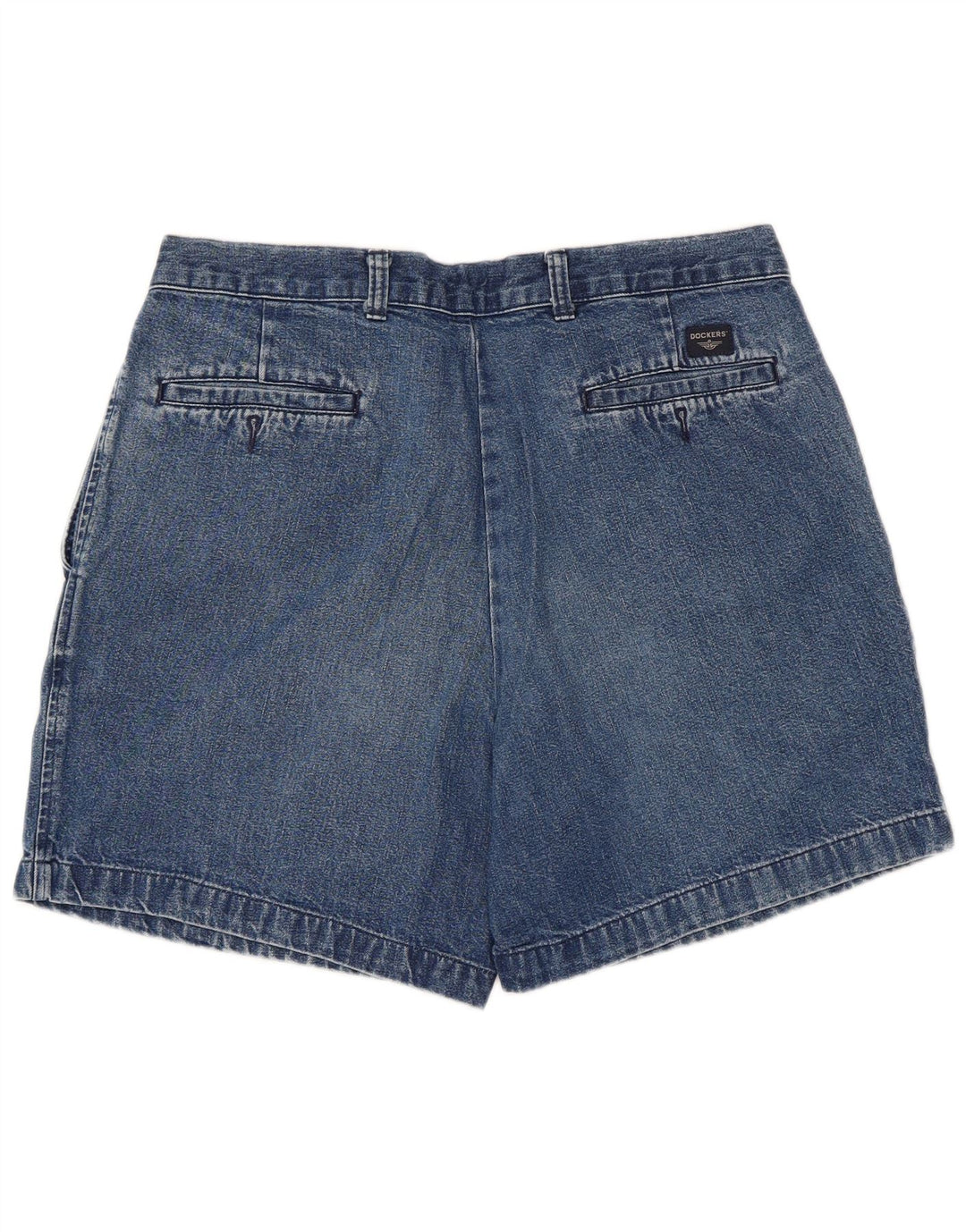 Dockers denimshorts til kvinder W34 store blå bomuld