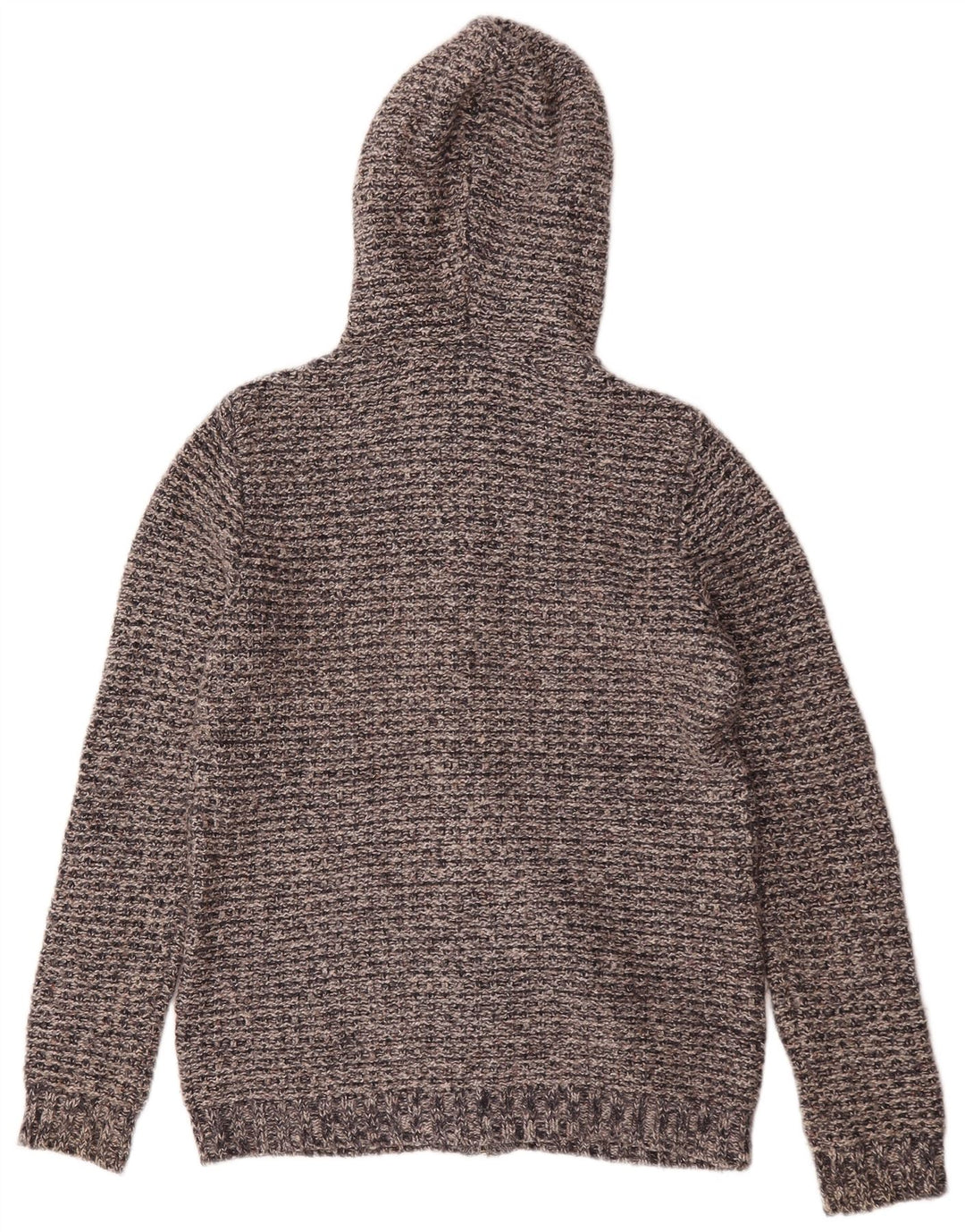 Fat Face Kvinder Oversized Hætte Cardigan Sweater UK 12 Medium Grey Flecked