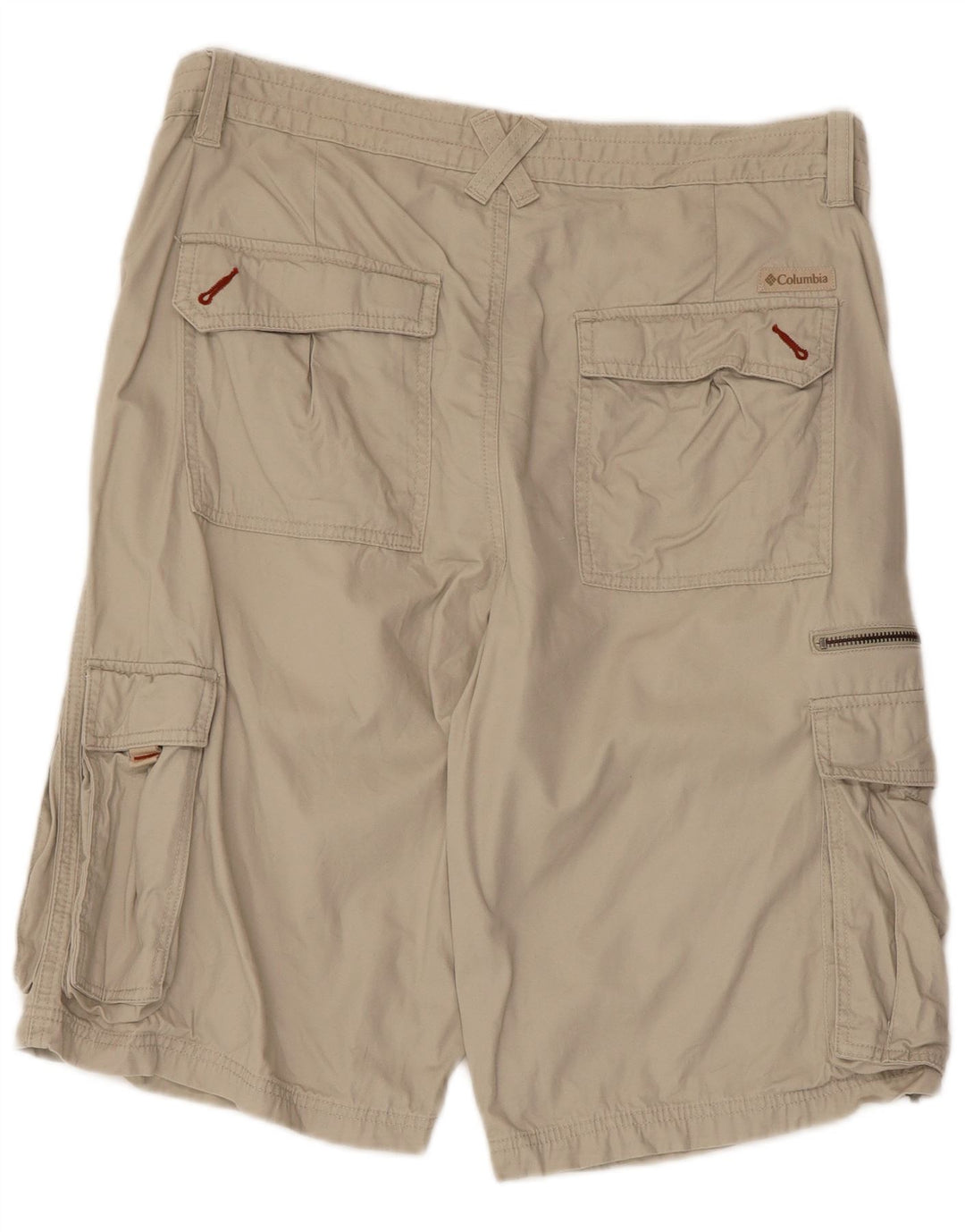 Columbia Herre Cargo Shorts W34 Stor Beige Bomuld