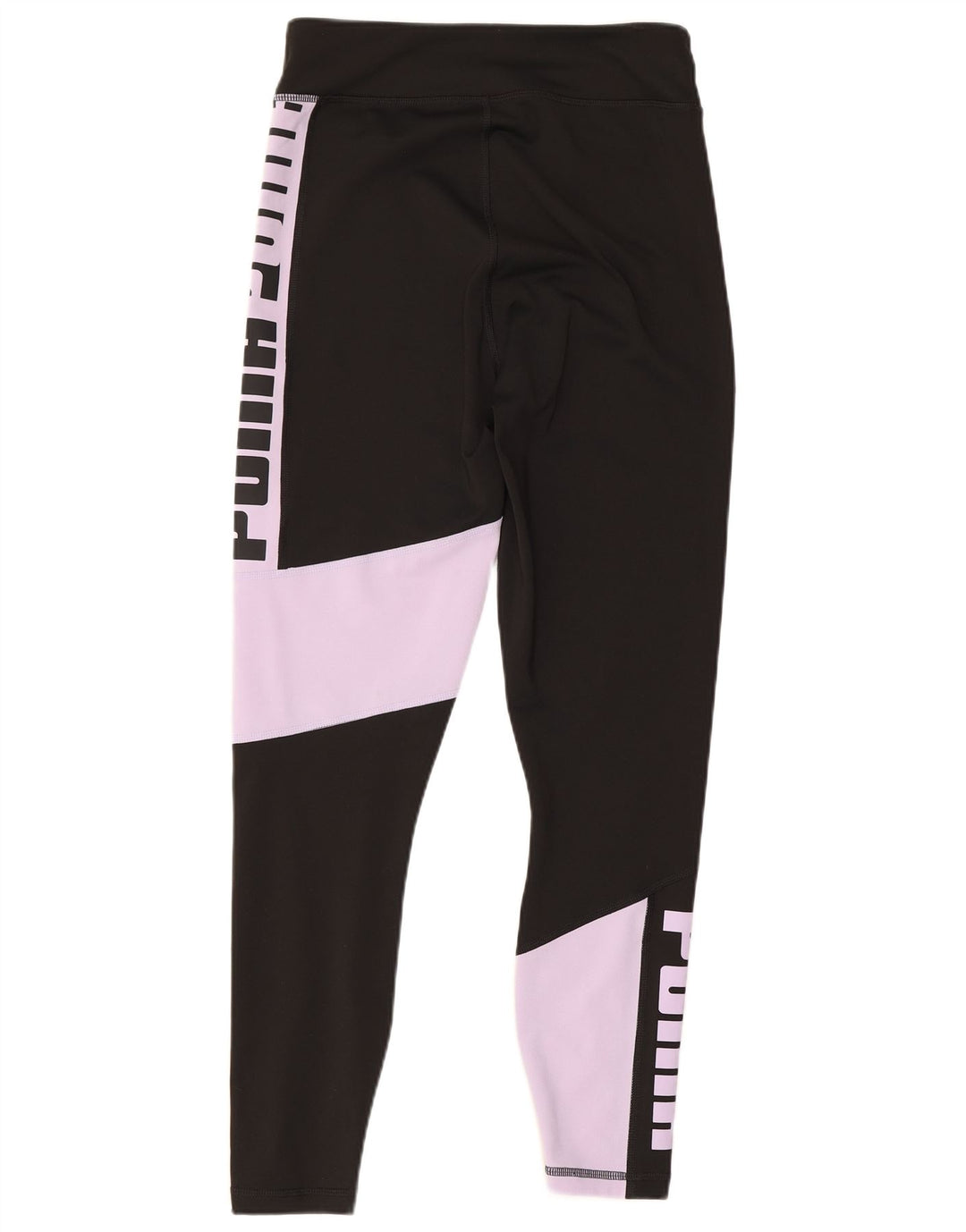 Puma Graphic Leggings til kvinder UK 10 Small Black Colourblock