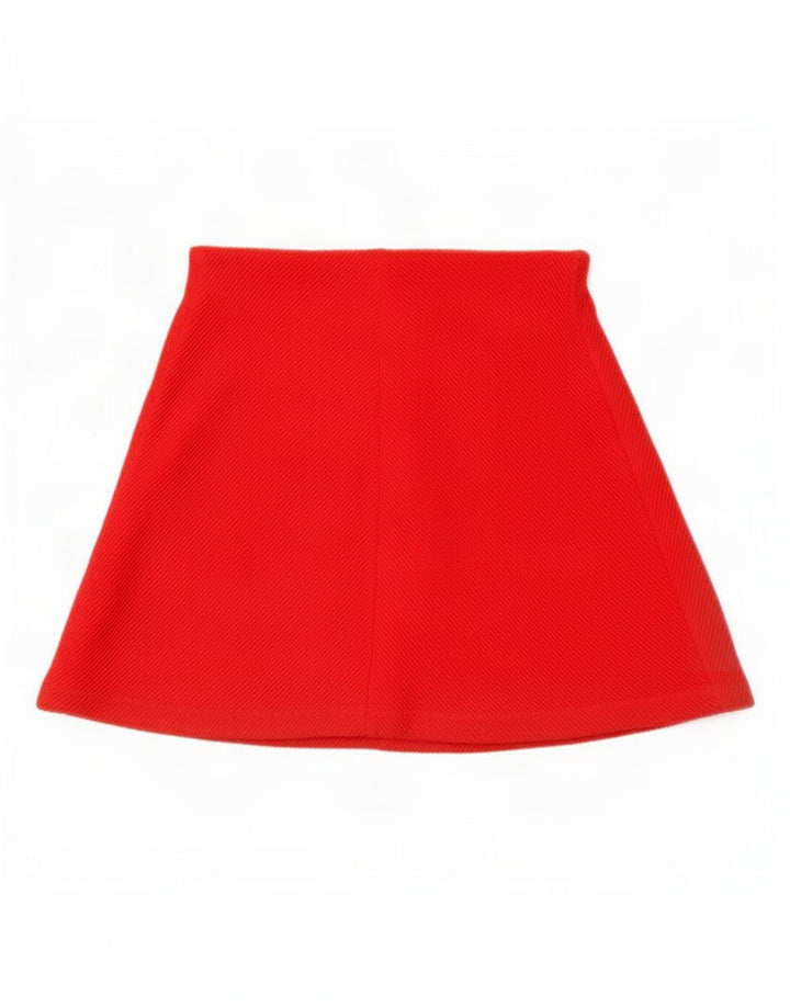 Zara Trafaluc Mini-nederdel til kvinder Lille W26 rød polyester