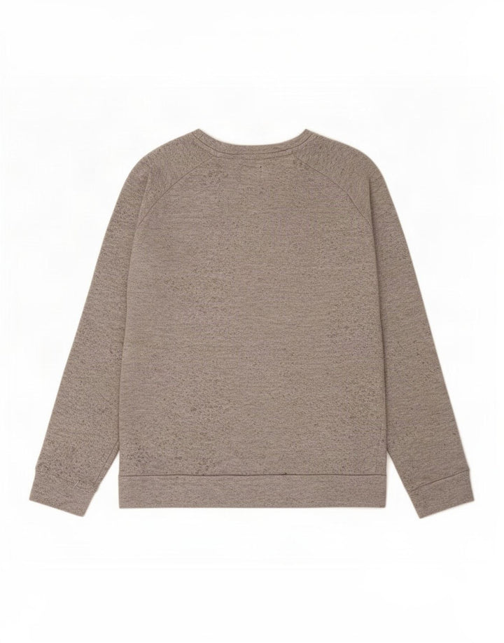 Zara Sweatshirt Jumper Large Grå Flecked Polyester