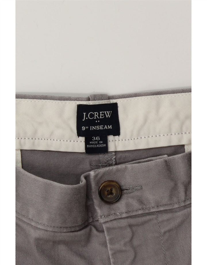 J. CREW Chino Shorts til mænd W36 Large Grå Bomuld