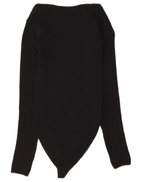 Zara langærmet bodysuit til kvinder UK 4 XS sort polyamid