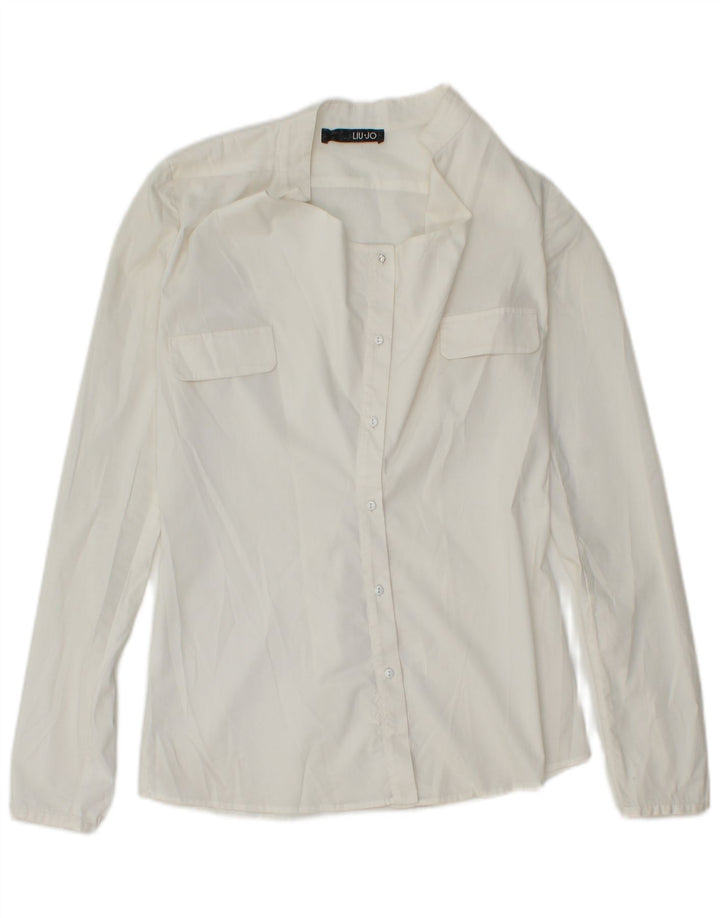 Liu Jo Dameskjorte UK 8 Small White