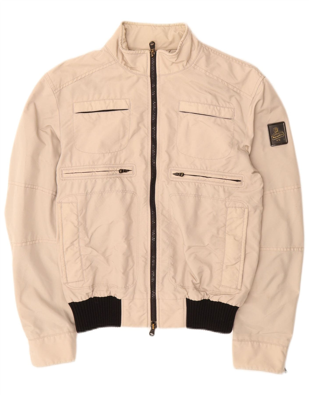 Refrigiwear Womens Cruz Bomber Jacket UK 14 Medium Beige Polyamid
