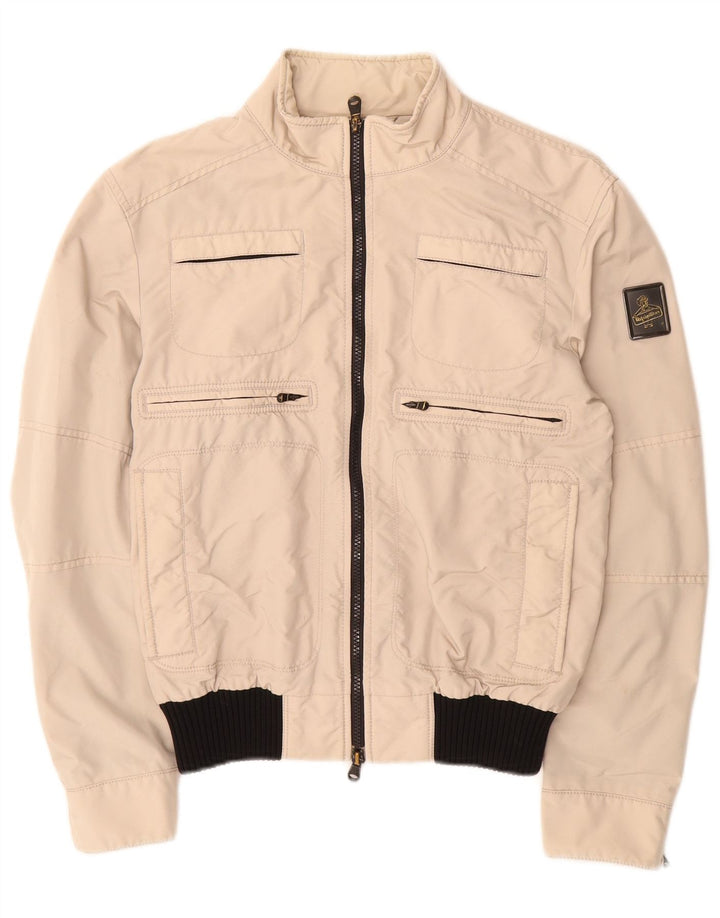 Refrigiwear Womens Cruz Bomber Jacket UK 14 Medium Beige Polyamid