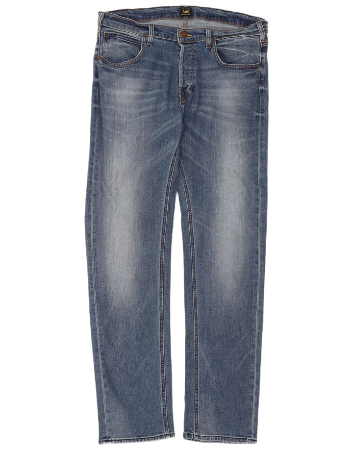Lee Mens Daren Slim Jeans W36 L34 Blå Bomuld