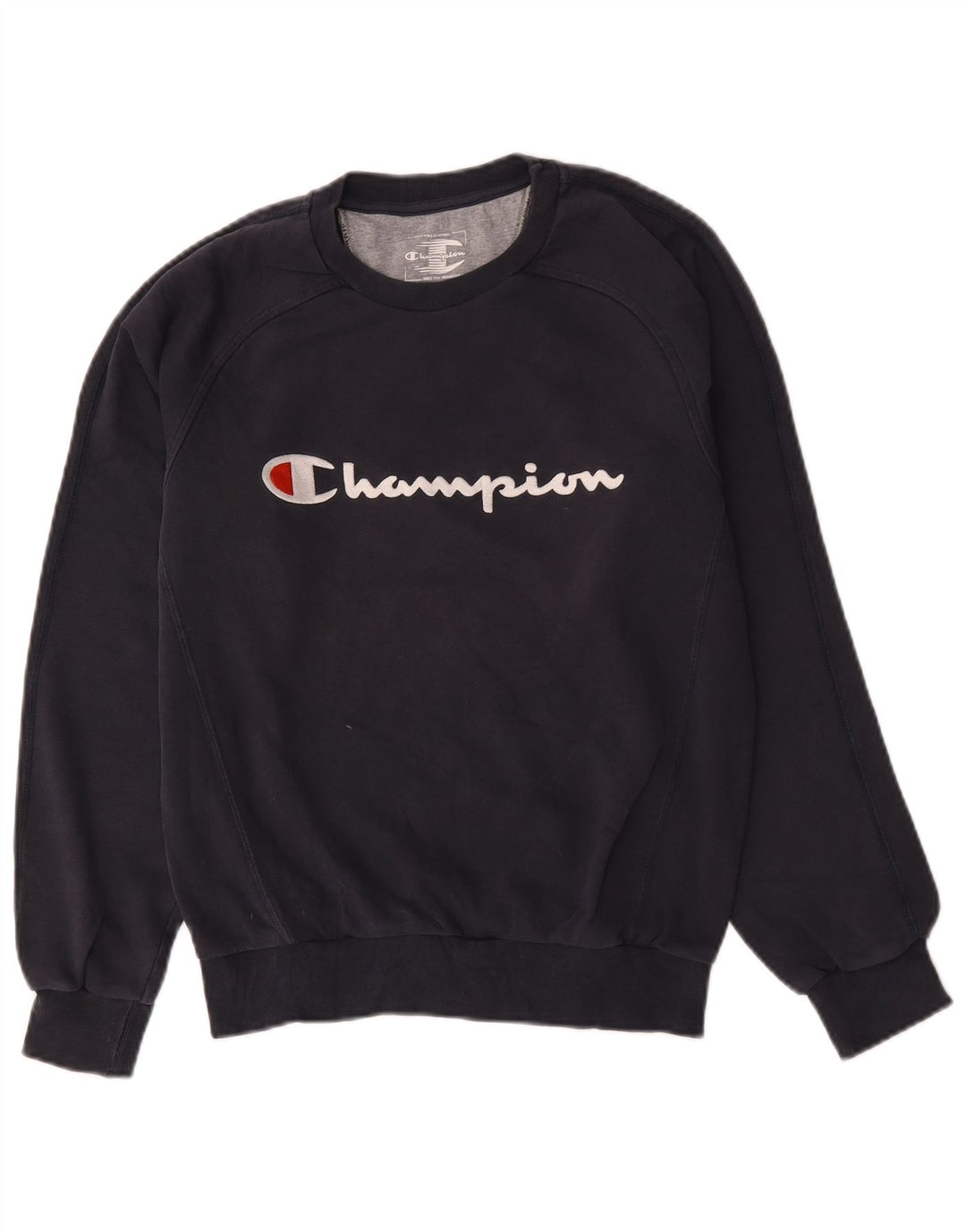 Champion drenge grafisk sweatshirt trøje 13-14 år marineblå bomuld