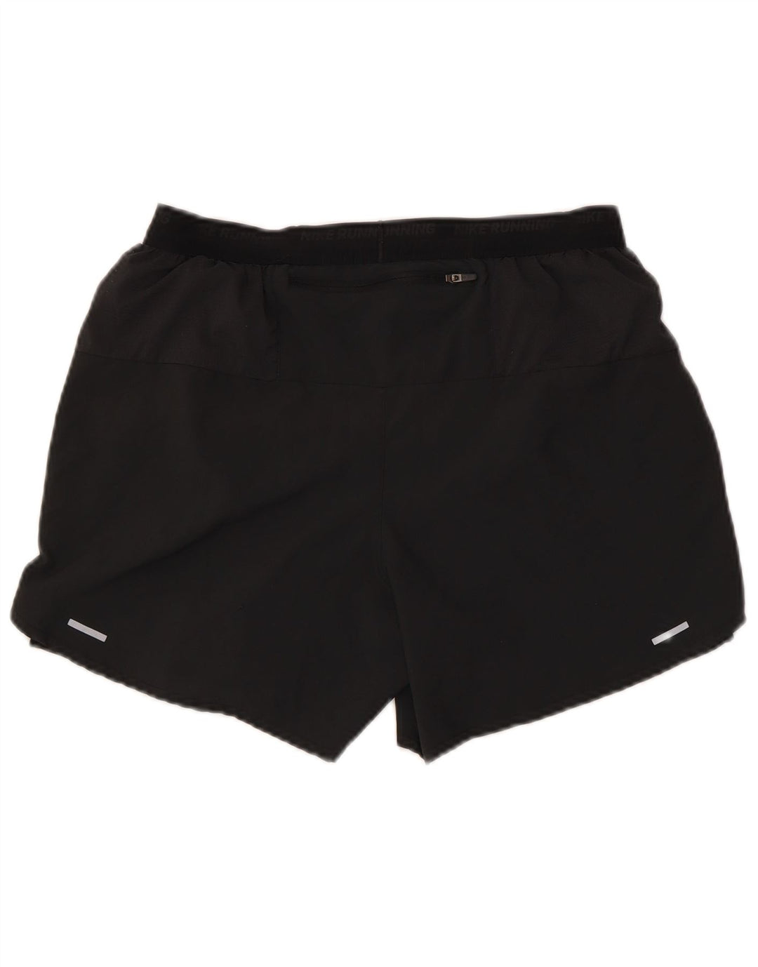 Nike Dame Dri Fit grafiske sportsshorts UK 14 Medium Sort