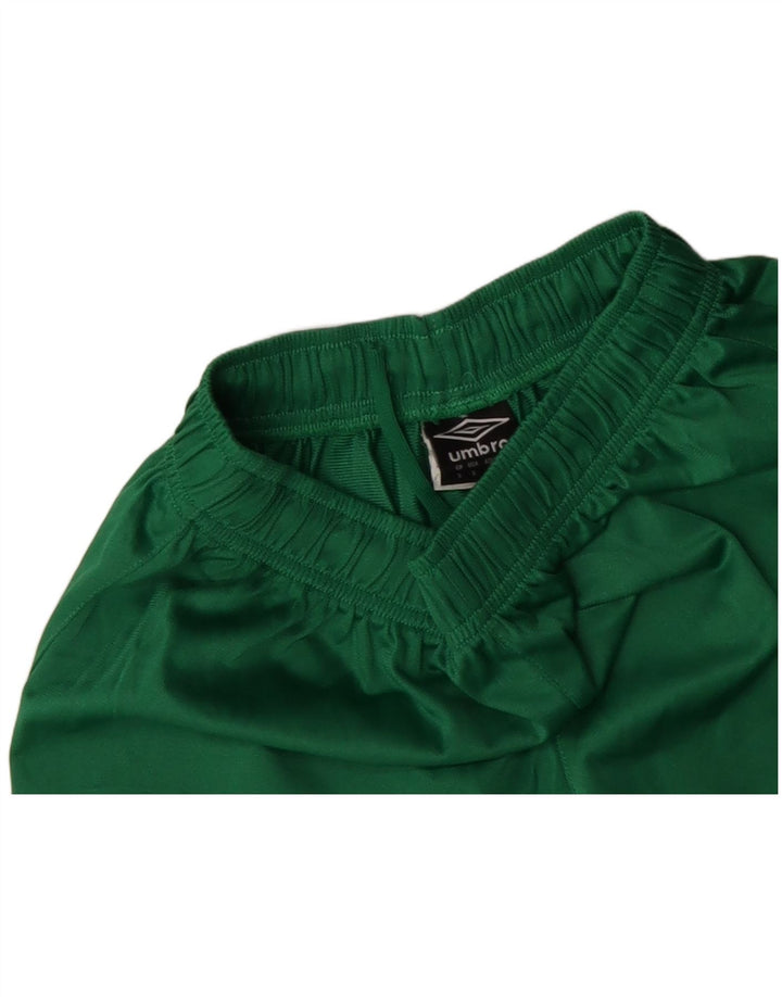 UMBRO Sportshorts til mænd Small Green Colourblock Polyester