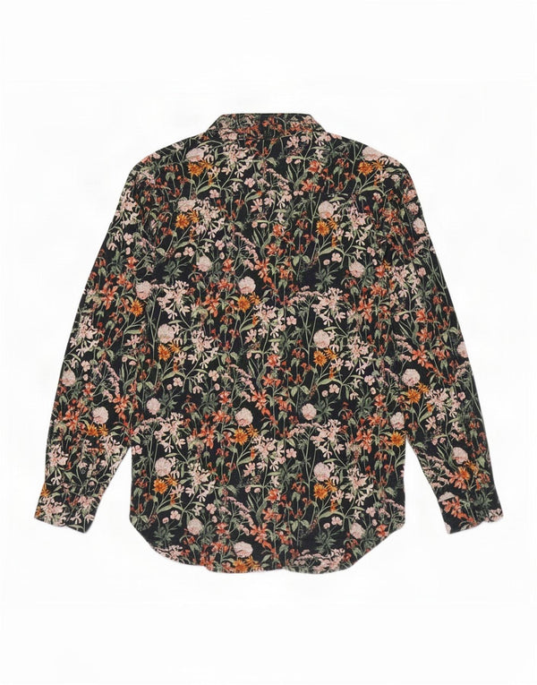 Scotch & Soda skjorte til kvinder UK 14 Medium Black Floral