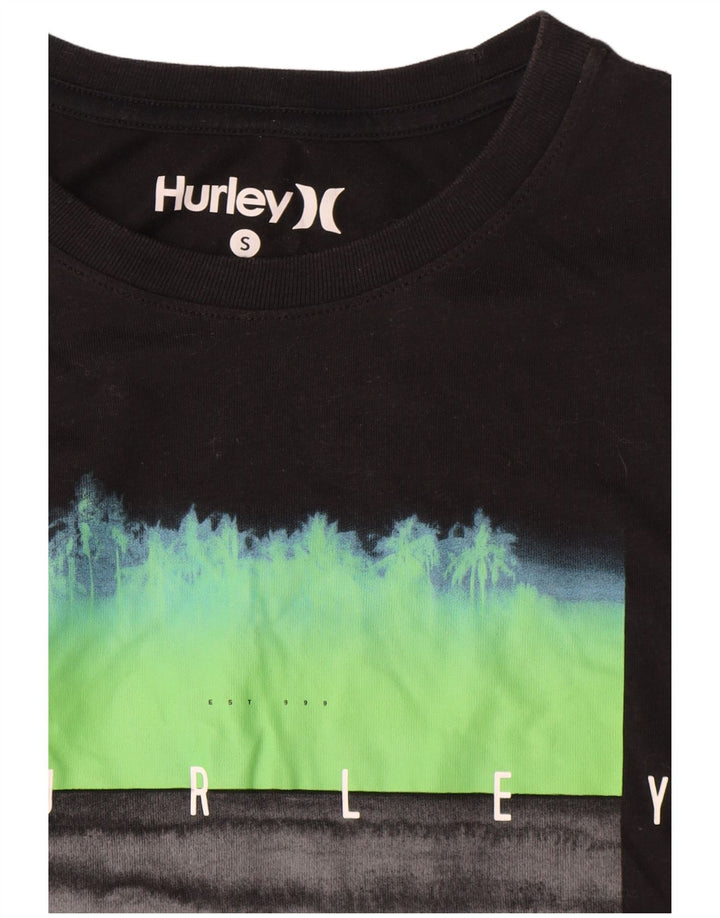 Harley Herre grafisk T-shirt top lille sort bomuld