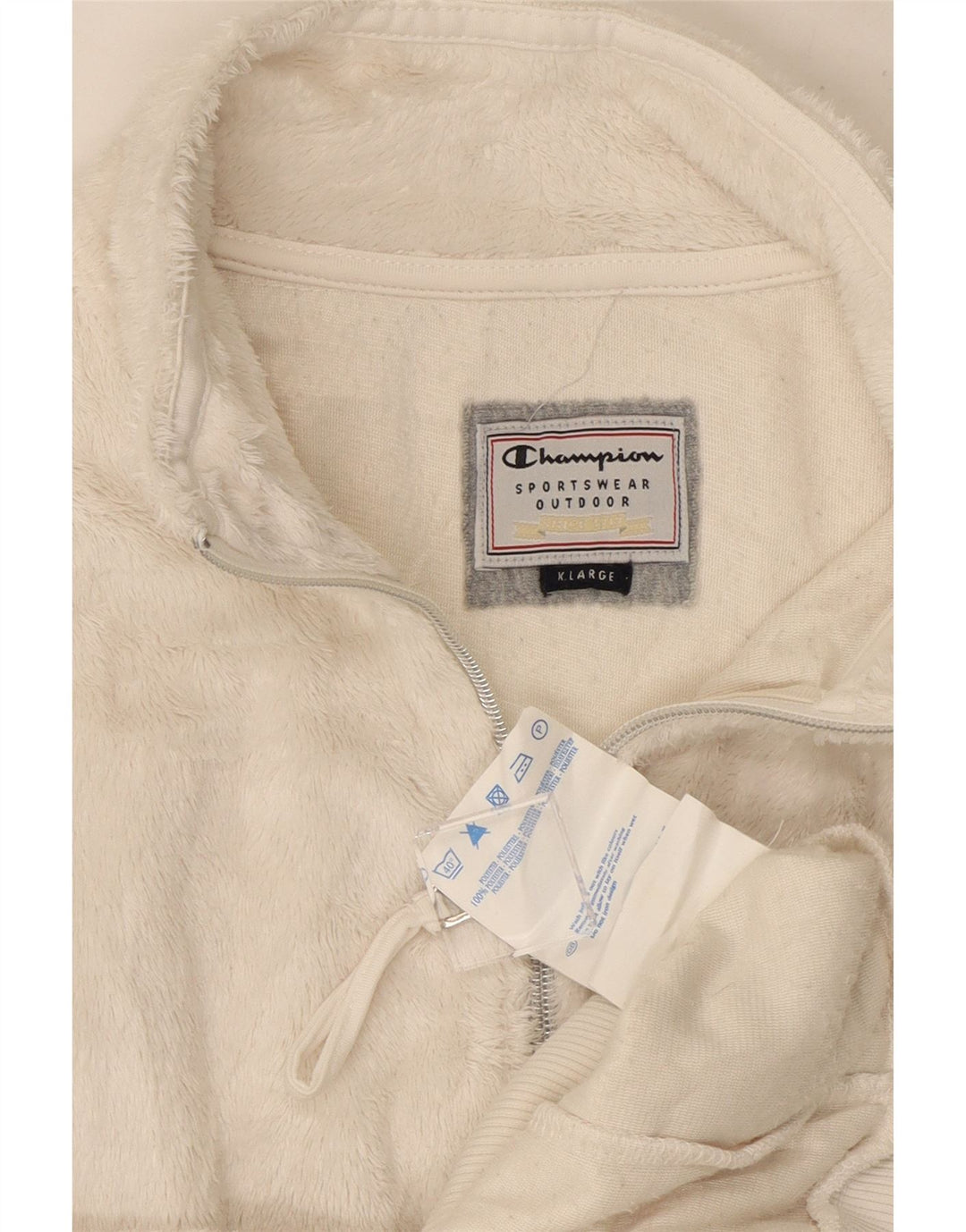 Champion Dame Fleecejakke UK 18 XL Hvid Polyester