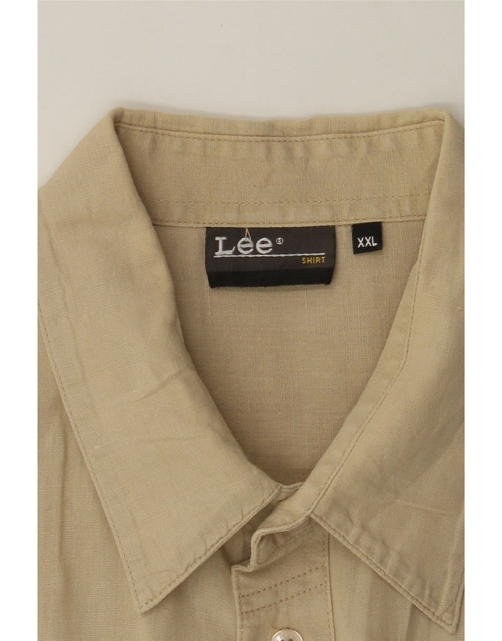 Mens Short Sleeve Shirt 2XL Vintage Lee and Second-Hand Lee from Messina Hembry 