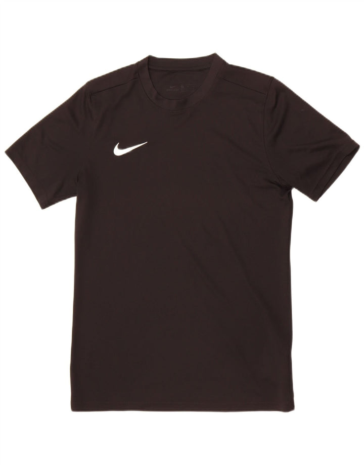 Nike Herre Dri Fit T-Shirt Top Medium Sort Polyester