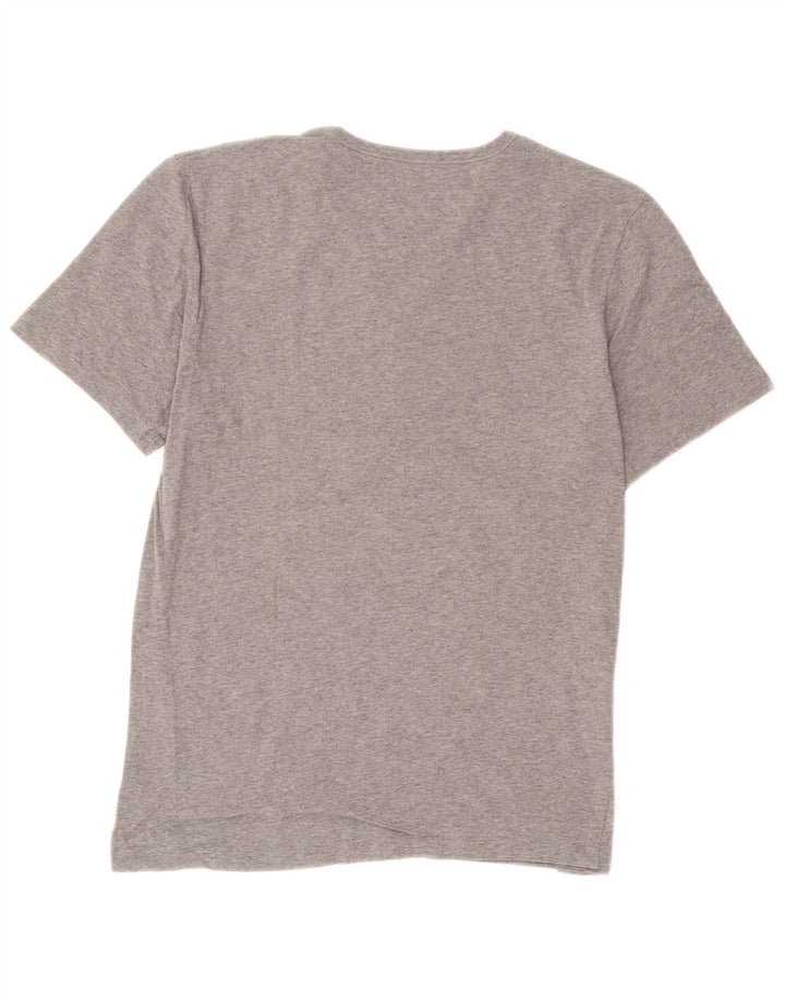 Hugo Boss Herre T-shirt Top Medium Grey Flecked Bomuld