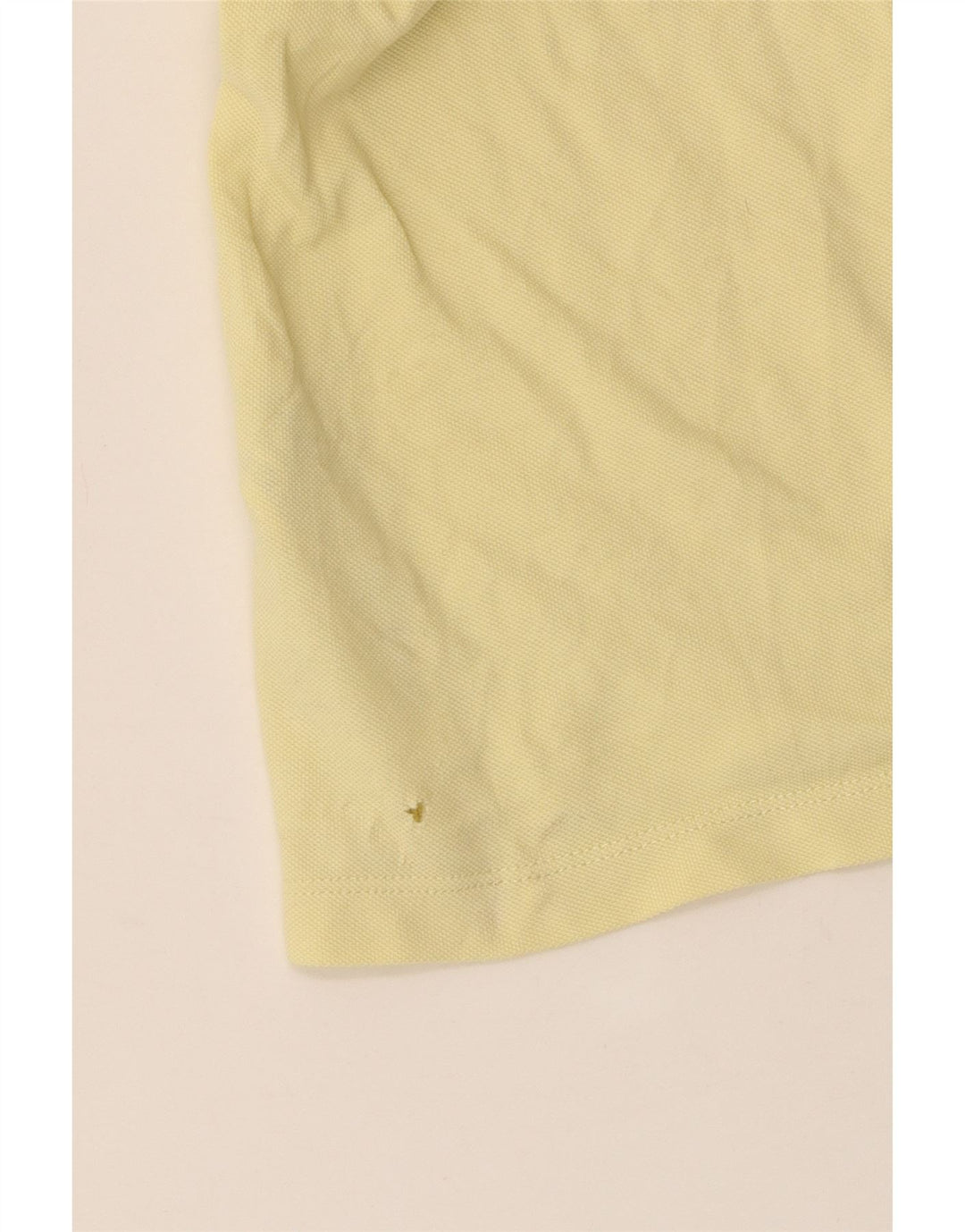 MASSIMO DUTTI Herre poloshirt Stor gul bomuld