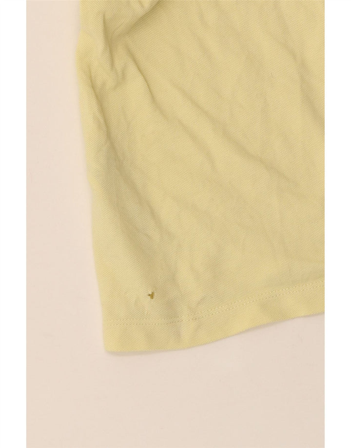 MASSIMO DUTTI Herre poloshirt Stor gul bomuld
