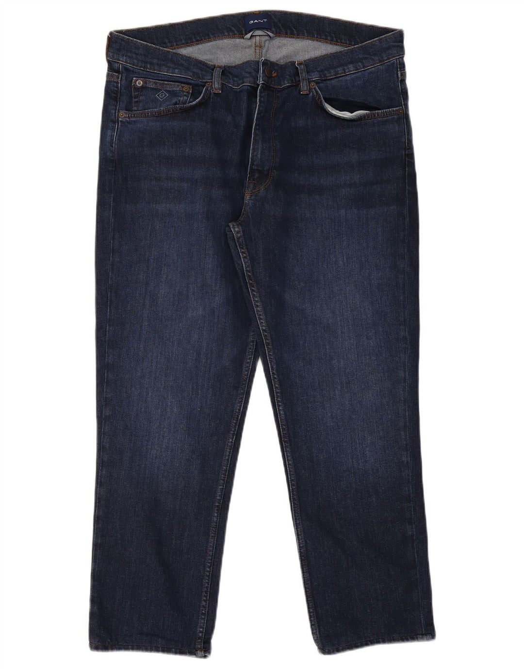 Gant Slim Jeans til mænd W38 L27 marineblå bomuld