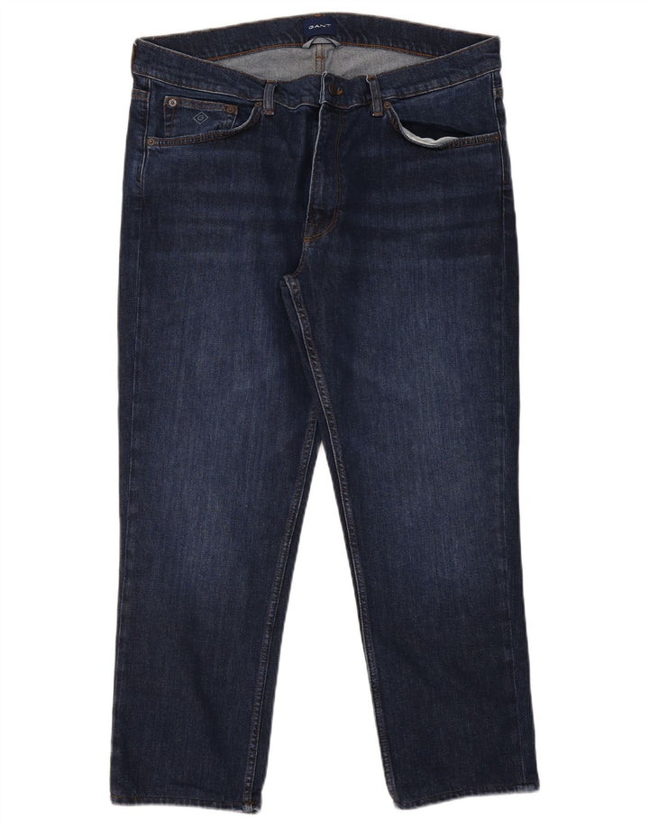 Gant Slim Jeans til mænd W38 L27 marineblå bomuld