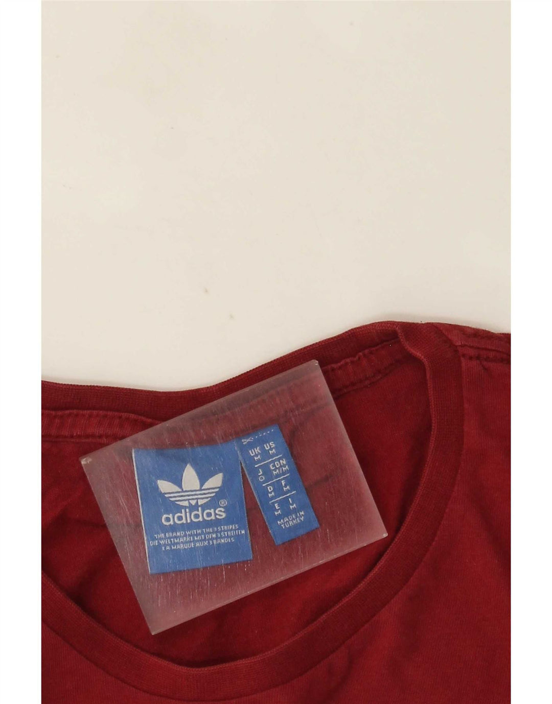 Adidas Grafisk T-shirt top til mænd Medium Burgundy