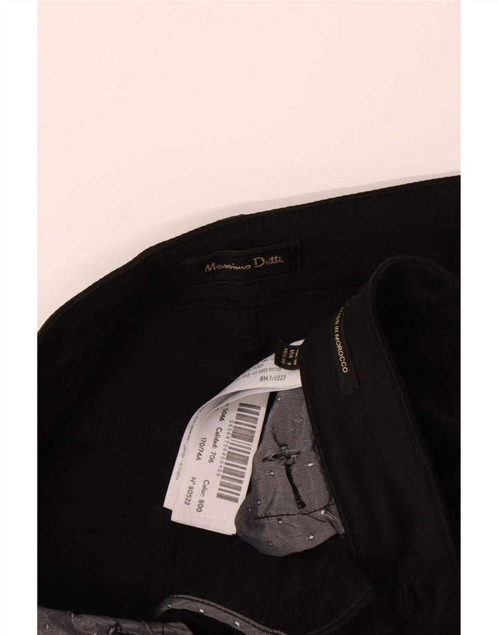Massimo Dutti Dame High Waist Slim Jeans EU 40 Medium W30 L30 Sort
