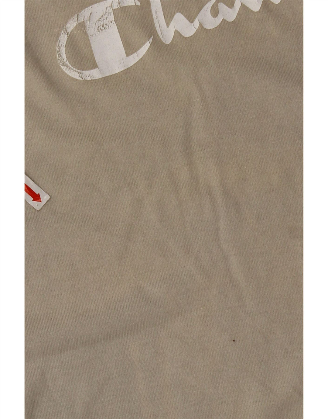 Champion Herre Grafisk T-Shirt Top 2XL Grå Bomuld