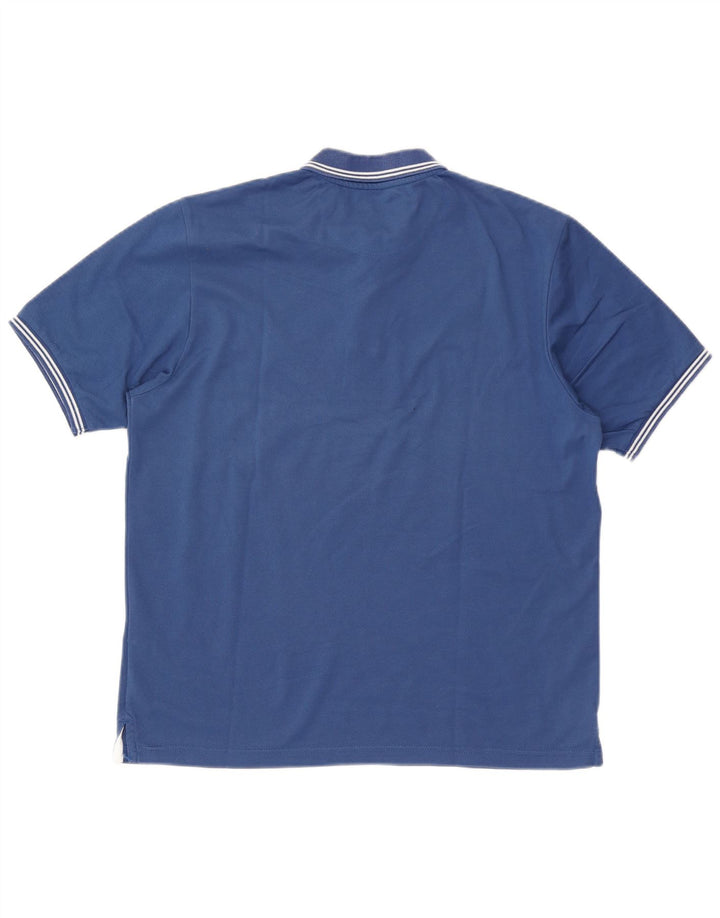 Champion Herre Easy Fit Polo Shirt Stor Blå Bomuld