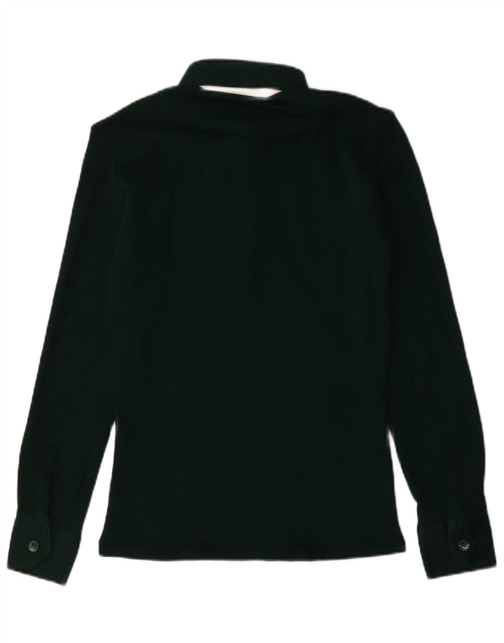 Vintage Herre Pullover skjorte størrelse 37 Lille sort akryl
