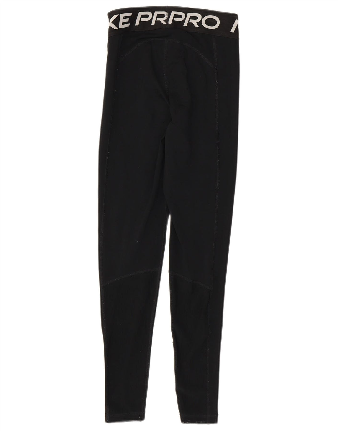 Nike Dame Dri Fit Grafiske Leggings UK 4 XS Sort Polyester