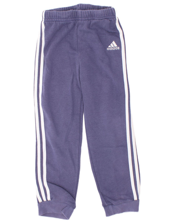 Adidas Drenge Træningsdragt Bukser Joggers 3-4 År Marineblå Bomuld