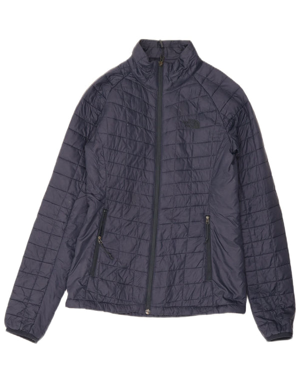 The North Face Dame Polstret Jakke UK 10 Small Navy Blue Nylon
