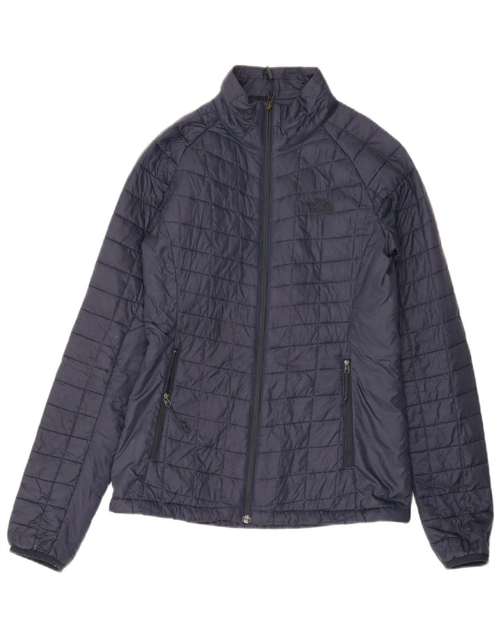 The North Face Dame Polstret Jakke UK 10 Small Navy Blue Nylon
