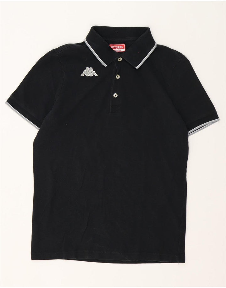 Kappa herre poloshirt Medium sort bomuld