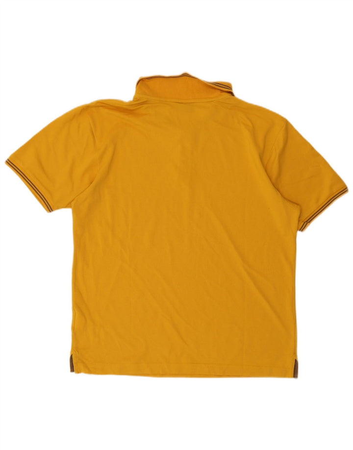 Champion herre poloshirt Medium gul bomuld