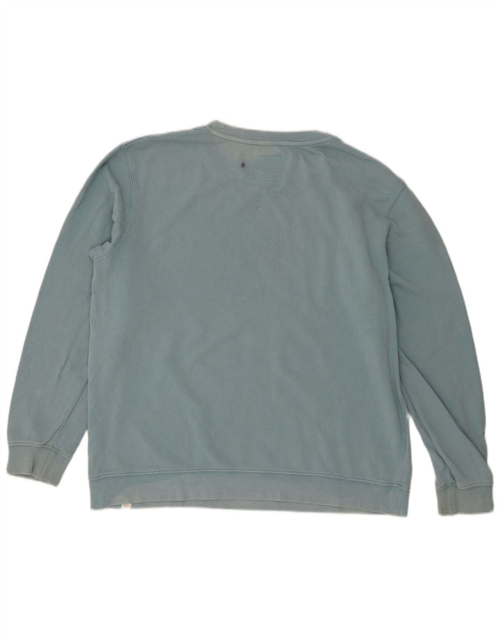 Rip Curl Herre Grafisk Sweatshirt Jumper Lille Blå Bomuld