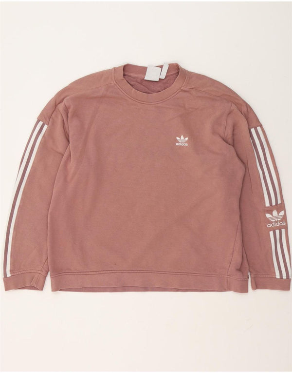 Adidas Sweatshirt-trøje til mænd Large Pink Bomuld