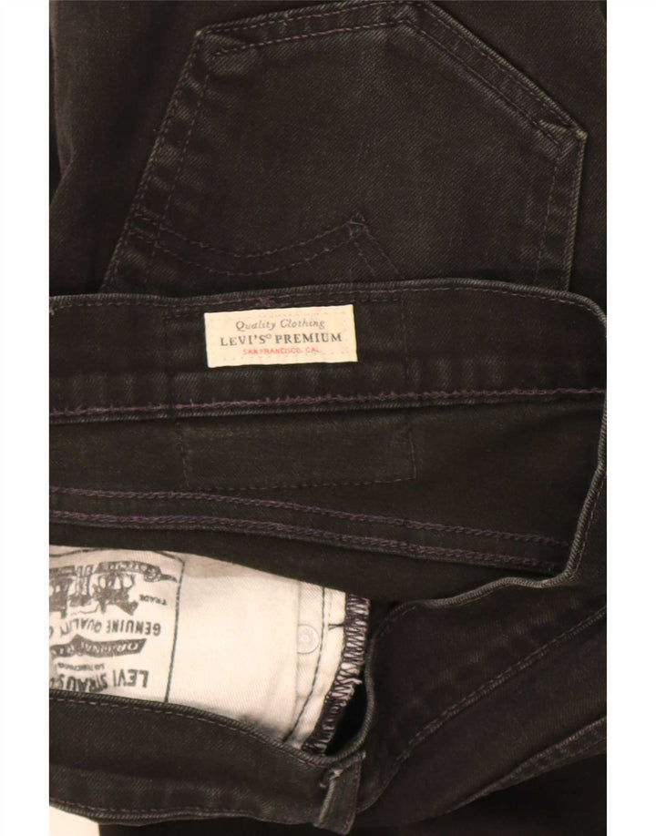 Levi's Straight Jeans til mænd W30 L32 Sort bomuld