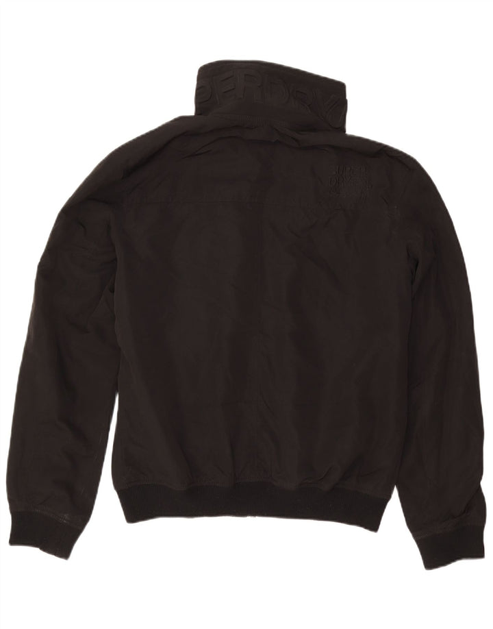 SUPERDRY Grafisk Bomberjakke til kvinder UK 18 XL Sort Polyester