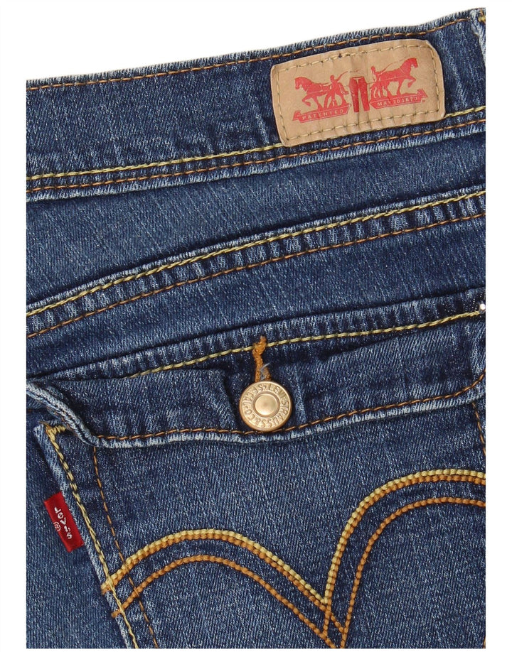 Levi's Dame 524 Super Low Slim Jeans W32 L31 Blå