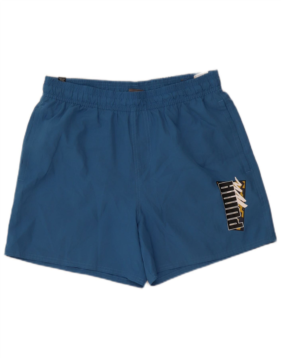 Puma Herre grafiske badeshorts store blå polyester