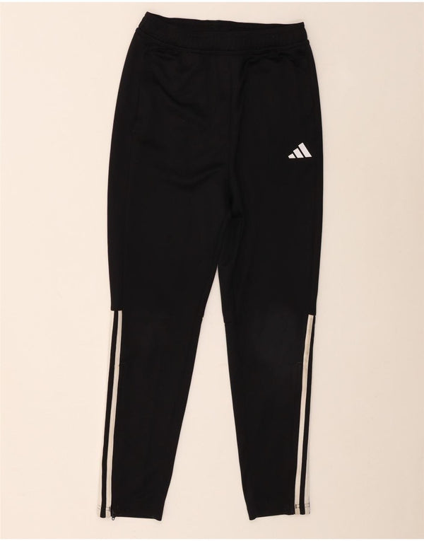 Adidas Boys Aeroready Tracksuit Bukser 13-14 år Sort Polyester