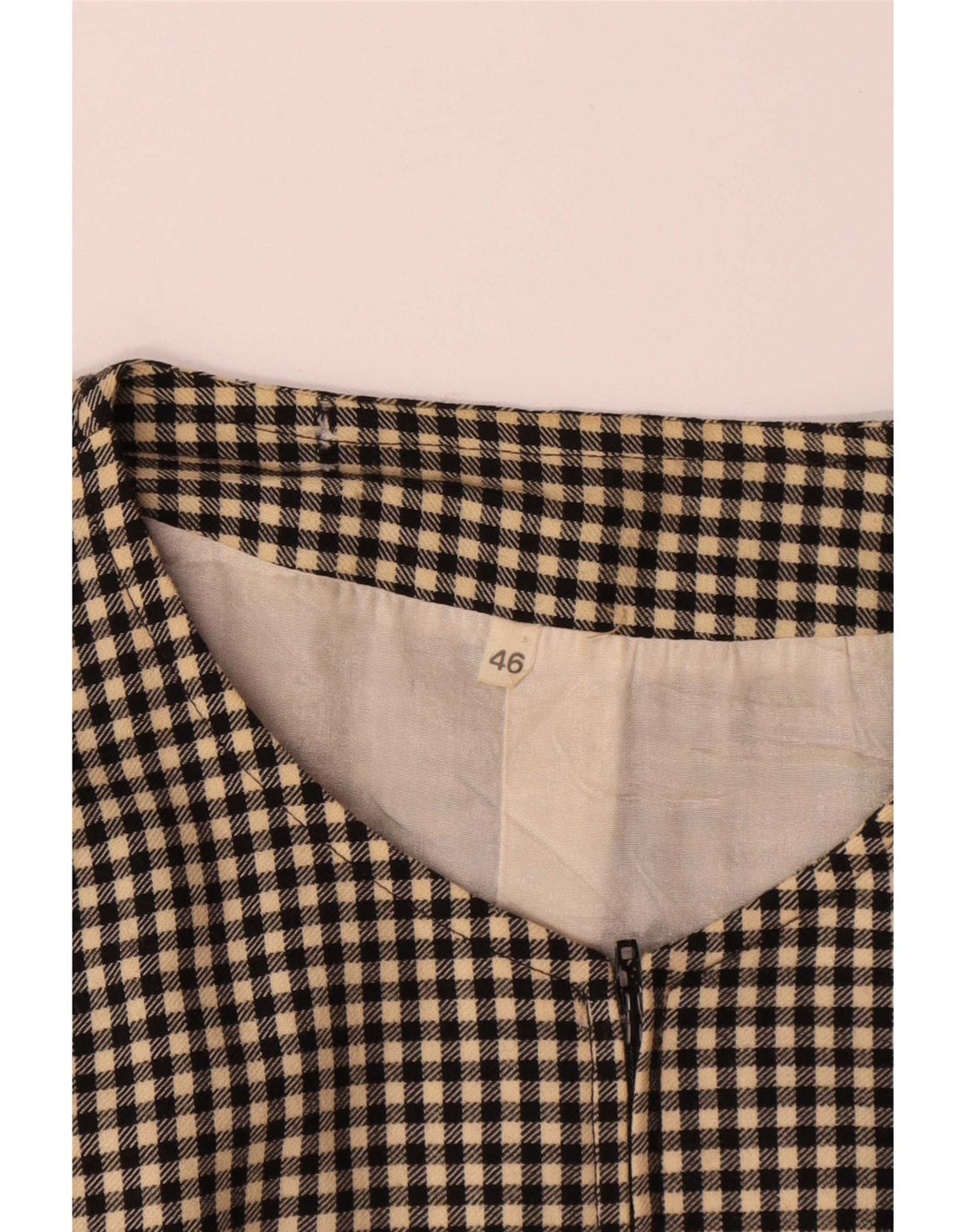 Vintage Dame Blazer Jacket IT 46 Large Grey Ternet Uld