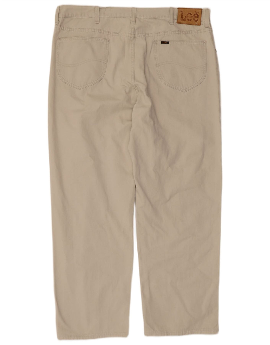 LEE Straight Casual Bukser til mænd W38 L29 Beige