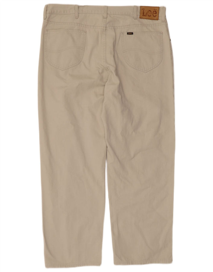 LEE Straight Casual Bukser til mænd W38 L29 Beige