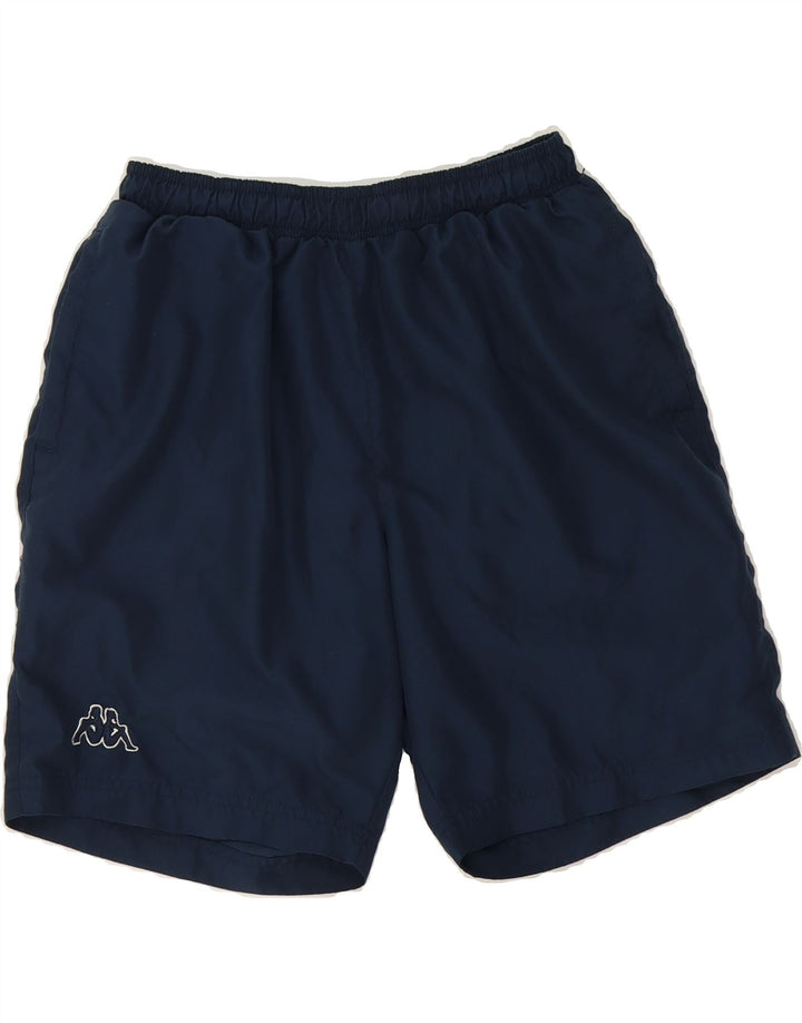 KAPPA Mens Sport Shorts Medium  Navy Blue Polyester Vintage Kappa and Second-Hand Kappa from Messina Hembry 