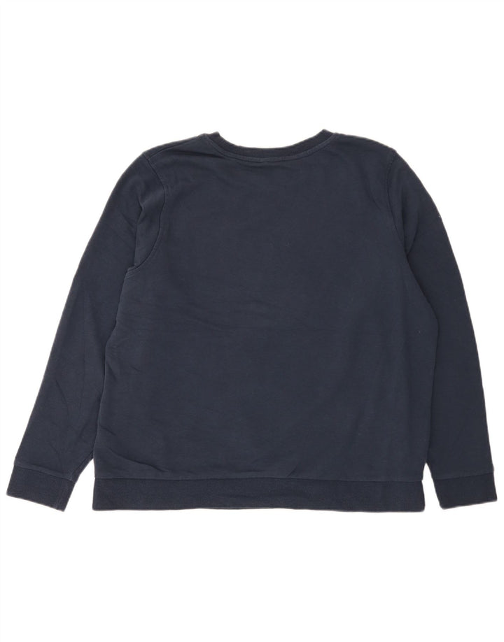 Marks & Spencer Dame Sweatshirt Jumper UK 18 XL Marineblå Bomuld