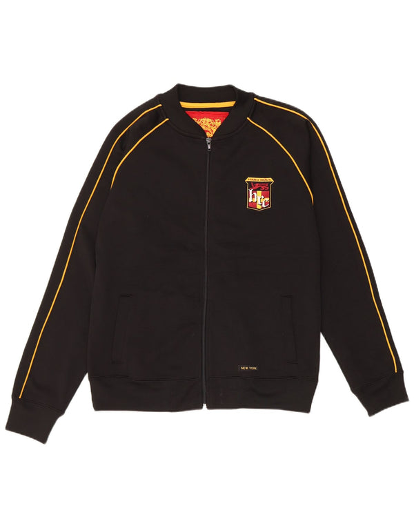 Hard Rock Cafe Dame New York Træningsdragt Topjakke UK 18 XL Sort