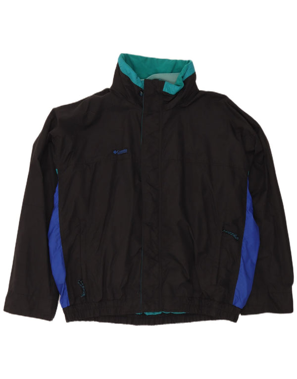 Columbia Herre Bugaboo Windbreaker Jacket UK 44 2XL Sort Colourblock Nylon